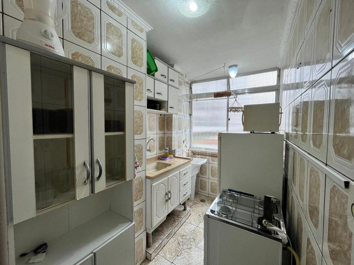 Sala Living Proximo A Praia Apartment Сантос Екстериор снимка